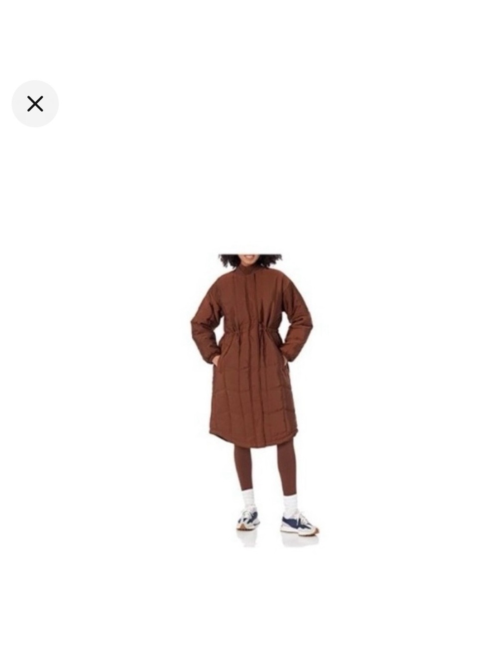 Amazon Essentials Brown Quilted Jacket
